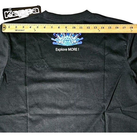 JUVENTUS #11 KAPPA PRO SOCCER TSHIRT Sz L VTG BLACK PEPSI SPONSOR BRAND NEW TAGS - Picture 9 of 10